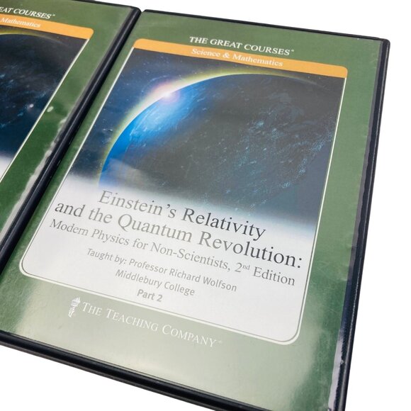 The Great Courses Einstein's Relativity & The Quantum Revolution DVD Book Set * - Picture 3 of 6